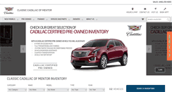 Desktop Screenshot of driveclassiccadillac.com