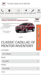 Mobile Screenshot of driveclassiccadillac.com